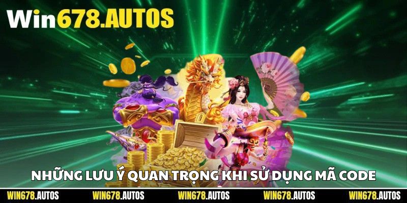 ⚠️ Những lưu ý quan trọng khi sử dụng mã code